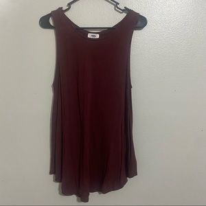 Lg Old Navy Tank - maroon